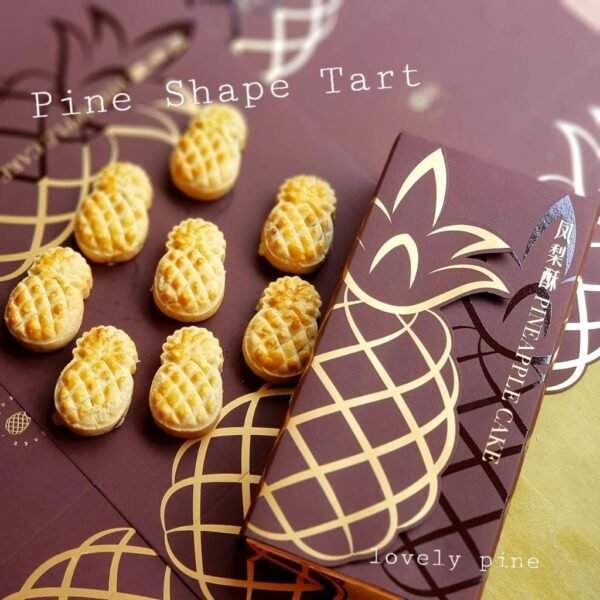 Pineapple Shape Tart - 8 pcs
