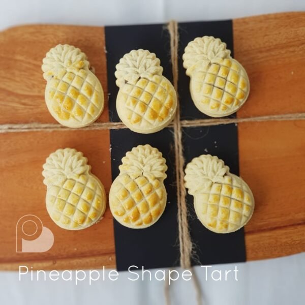 Pineapple Shape Tart - 6 pcs
